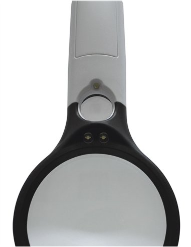 Vogel-600145-Lupa de mano Magnifier con Led