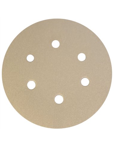 Calflex-KS.RA150/6.600-Caja de 50 discos de 150 mm de papel autoadherente AO anti-embozo (grano 600)
