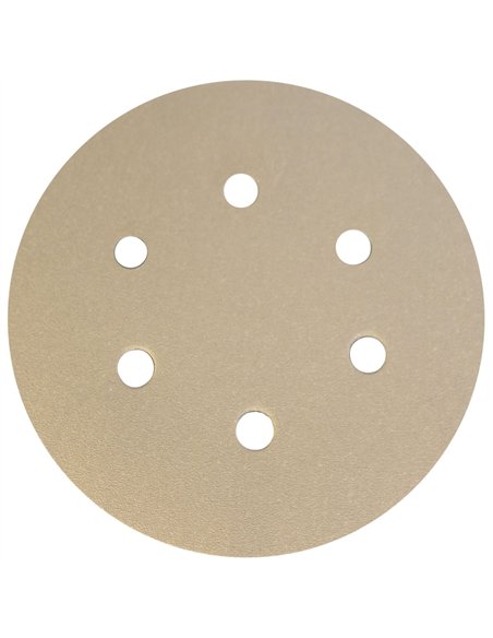 Calflex-KS.RA150/6.600-Caja de 50 discos de 150 mm de papel autoadherente AO anti-embozo (grano 600)