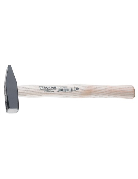 Ruthe-3003010119-Martillo de cerrajero DIN 1041 con mango de madera de fresno (300 g)