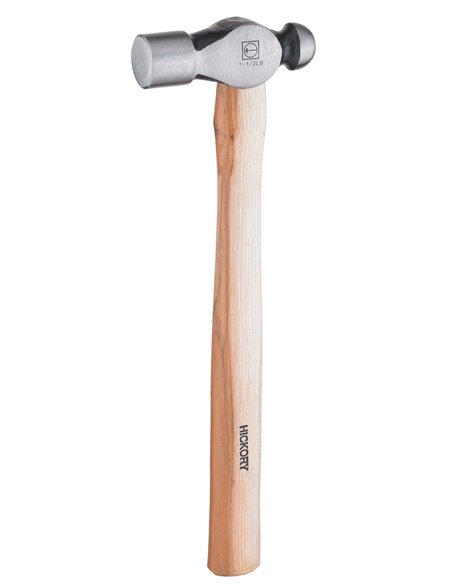 Ruthe-3021270119-Martillo de bola con mango de madera de Hickory (1237 g)