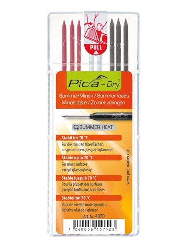 Pica-4070/SB-Estuche con colgador 8 minas Dry para altas temperaturas