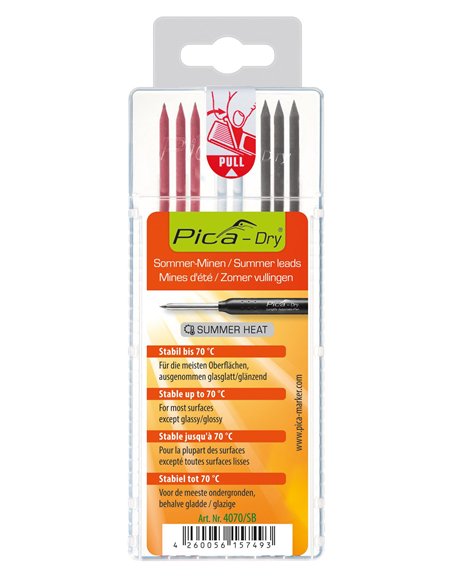 Pica-4070/SB-Estuche con colgador 8 minas Dry para altas temperaturas