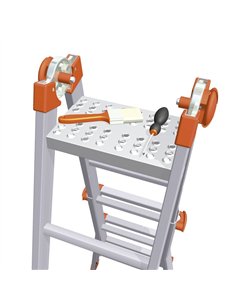 Gierre-D4015-Plataforma de almacenamiento para escaleras multifunción telescópicas