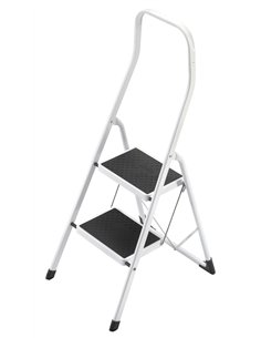 Hailo-4313-001-Taburete de acero Safety (3 peldaños)