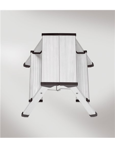 Hailo-4442-701-Taburete de aluminio D60 StandardLine (2x2 peldaños)