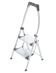 Hailo-4302-201-Mini escalera de aluminio LivinStep Plus (2 peldaños)