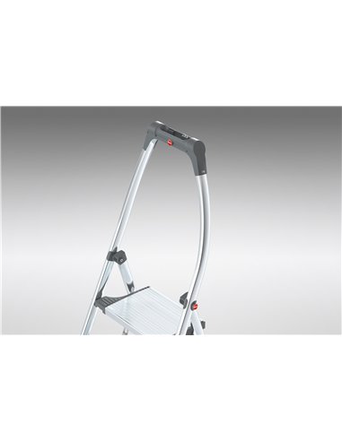 Hailo-4302-201-Mini escalera de aluminio LivinStep Plus (2 peldaños)