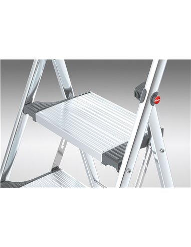 Hailo-4302-201-Mini escalera de aluminio LivinStep Plus (2 peldaños)