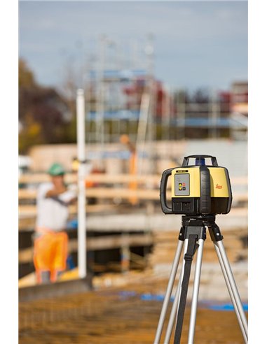 Leica Geosystems-6005984-Nivel láser rotativo Rugby 620 (Alcance 800 m Precisión ± 1.5 mm)