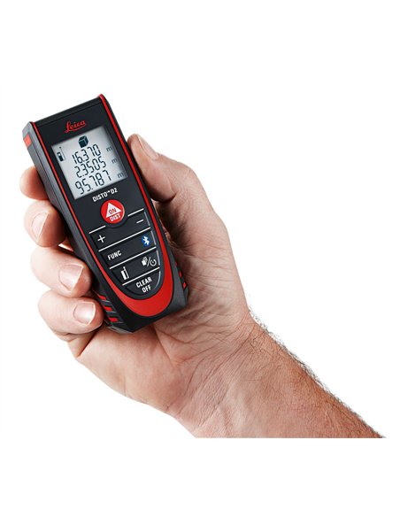 Leica Geosystems-837031-Medidor láser Disto D2 New (Alcance 100 m Precisión ± 1.5 mm)