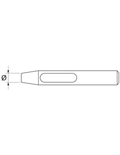 Paffrath-0200120-Sacabocados cilíndrico DIN 7200 forma B (12 mm) 2