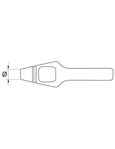 Paffrath-0100760-Sacabocados de puente DIN 7200 forma A (76 mm) 2