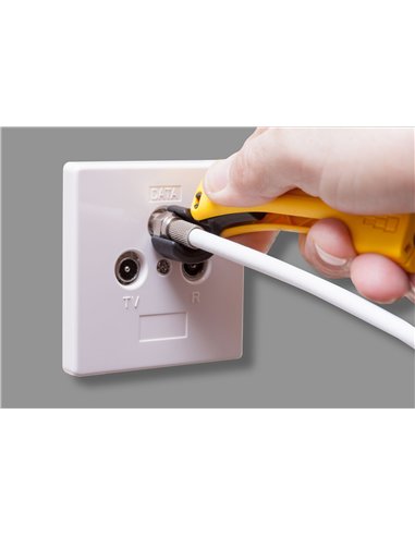Jokari-J30110-Pelacables Top Coax Plus (Ø 4,8-7,5 mm)