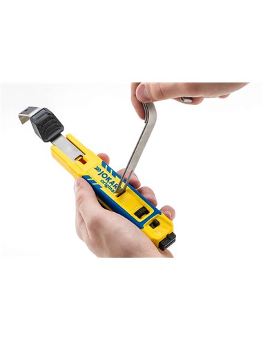 Jokari-J70000-Cuchillo pelacables System 4-70 (Ø 8-28 mm)