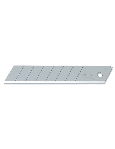 Olfa-LBB-30B-Pack de 30 cuchillas troceables negras Excel Black de 18 mm en caja de plástico con clip