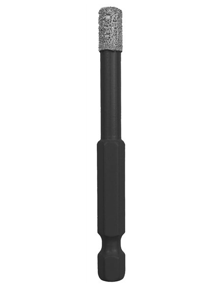 Leja Tools-830-1/4-6-10-Juego de 4 brocas huecas diamantadas para perforación en seco conexión hexagonal 1/4” (Ø 6-6-8-10 mm)