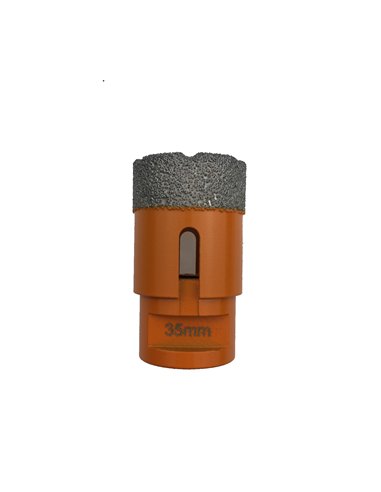 Leja Tools-830M1412-Brocas huecas diamantadas para perforación en seco con rosca M14 (Ø 12 mm)