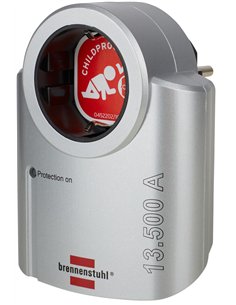 Brennenstuhl-1506950-Enchufe adaptador Primera-Line protegido contra subidas de tensión 13.500A 2