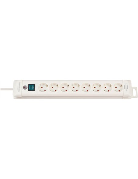 Brennenstuhl-1952260100-Base múltiple Premium-Line blanca con varias posibilidad de instalación y fijación (6 tomas)