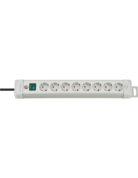 Brennenstuhl-1955540100-Base múltiple Premium-Line gris claro con varias posibilidad de instalación y fijación (4 tomas)