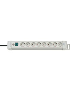 Brennenstuhl-1955560100-Base múltiple Premium-Line gris claro con varias posibilidad de instalación y fijación (6 tomas) 2