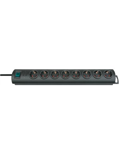 Brennenstuhl-1153300120-Base múltiple Primera-Line negra (10 tomas)