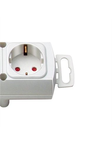 Brennenstuhl-1153320100-Base múltiple Comfort-Line Plus blanca con clavija plana (6 tomas)