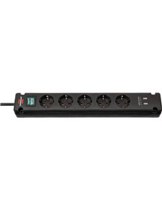 Brennenstuhl-1150660325-Base múltiple Bremounta con puertos USB apta para montaje fijo (color blanco) 2