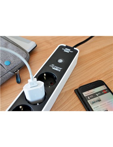 Brennenstuhl-1153230620-Base múltiple inteligente Ecolor compatible con brennenstuhl®Connect WiFi