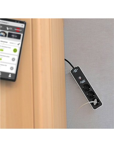Brennenstuhl-1153230620-Base múltiple inteligente Ecolor compatible con brennenstuhl®Connect WiFi