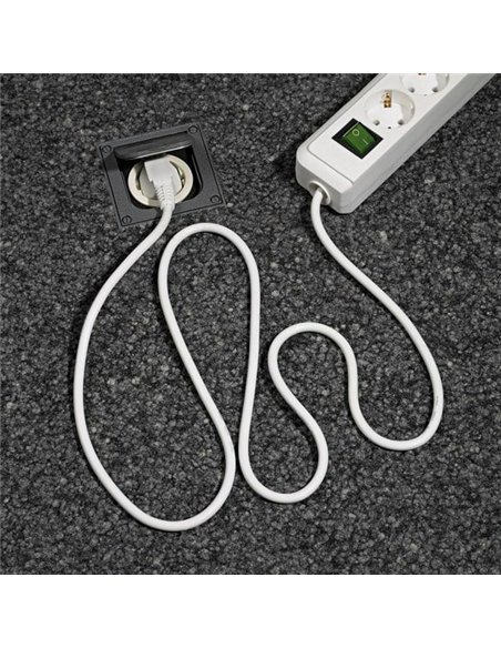 Brennenstuhl-1159520015-Base múltiple Eco-Line blanca con interruptor (6 tomas y 1.5 m)