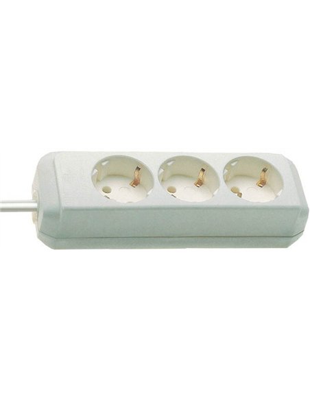 Brennenstuhl-1158610015-Base múltiple Eco-Line blanca (3 tomas y 1.5 m)