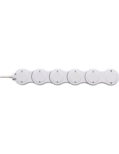 Brennenstuhl-1155350210-Base múltiple maniobrable Vario-Power con puertos USB