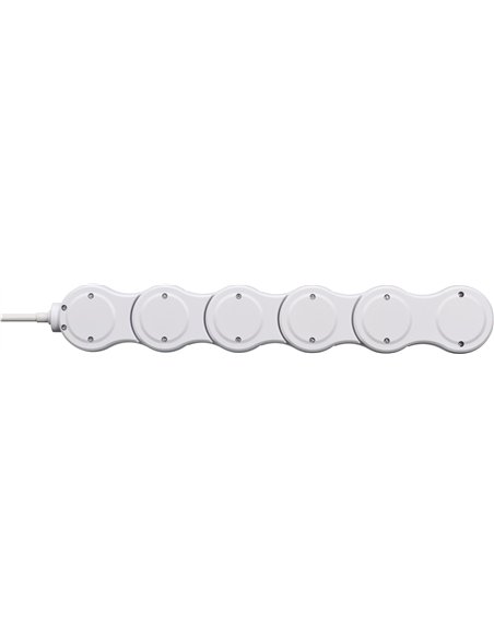 Brennenstuhl-1155350210-Base múltiple maniobrable Vario-Power con puertos USB