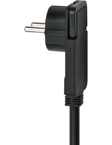 Brennenstuhl-1153300100-Base múltiple Comfort-Line Plus negra con clavija plana (6 tomas)