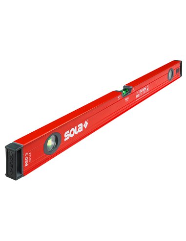 Sola-RED380-Nivel de burbuja de aluminio RED 3 (80 cm)