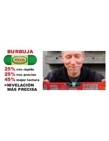 Sola-BIGRED3150-Nivel de burbuja de aluminio BIG RED 3 (150 cm)