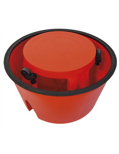 Gierre-B0020-Taburete de plástico con ruedas Rollingstep (241 cm)