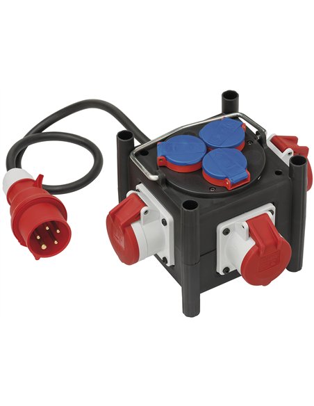 Brennenstuhl-1153680100-Distribuidor de corriente compacto IP44 BSV 3 LS (1 m)