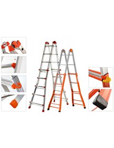 Gierre-D4013-Juego de 4 pies de escaleras PPEPPina MIX125