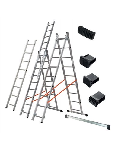 Gierre-D5556-Estabilizador recto de 120 cm para escaleras Modula (aluminio)