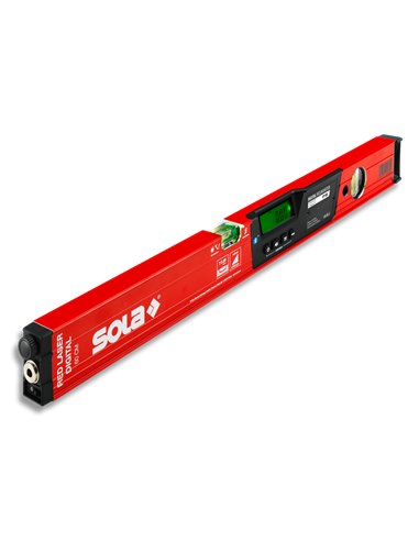 Sola-RED60LASERDIGITAL-Nivel láser de burbuja con inclinómetro electrónico digital Red Laser Digital