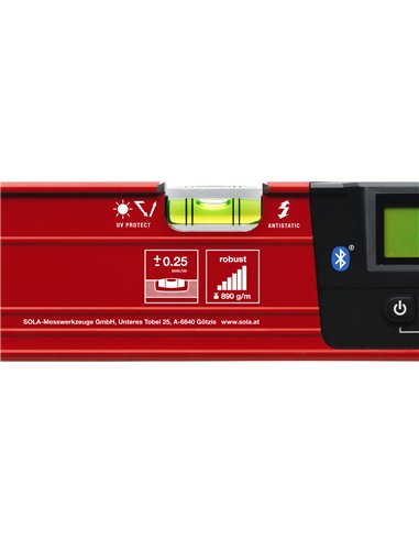 Sola-RED60LASERDIGITAL-Nivel láser de burbuja con inclinómetro electrónico digital Red Laser Digital
