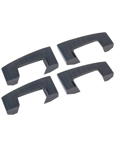 Hailo-9916-051-Juego de 2 protectores de bisagra para taburete D60 StandardLine