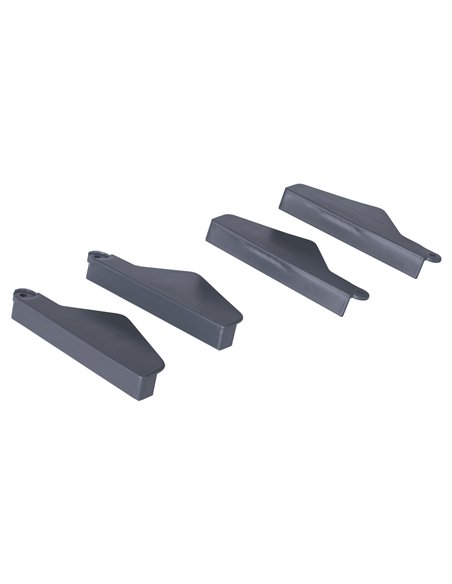 Hailo-9916-051-Juego de 2 protectores de bisagra para taburete D60 StandardLine
