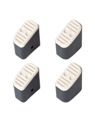 Hailo-9925-001-Juego de 4 extremos de peldaño para taburetes D60 StandardLine