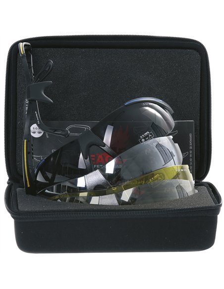 Eagle-RU4SG-Estuche de gafas de seguridad RUNNER Allseasons (4 en 1)