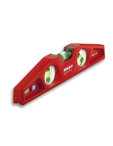 Sola-MM525-Nivel de burbuja de fundición MM 5 25 (250 mm)