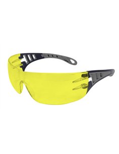 Eagle-EVOYGR-Gafas de seguridad alta visibilidad con patillas grises EVO